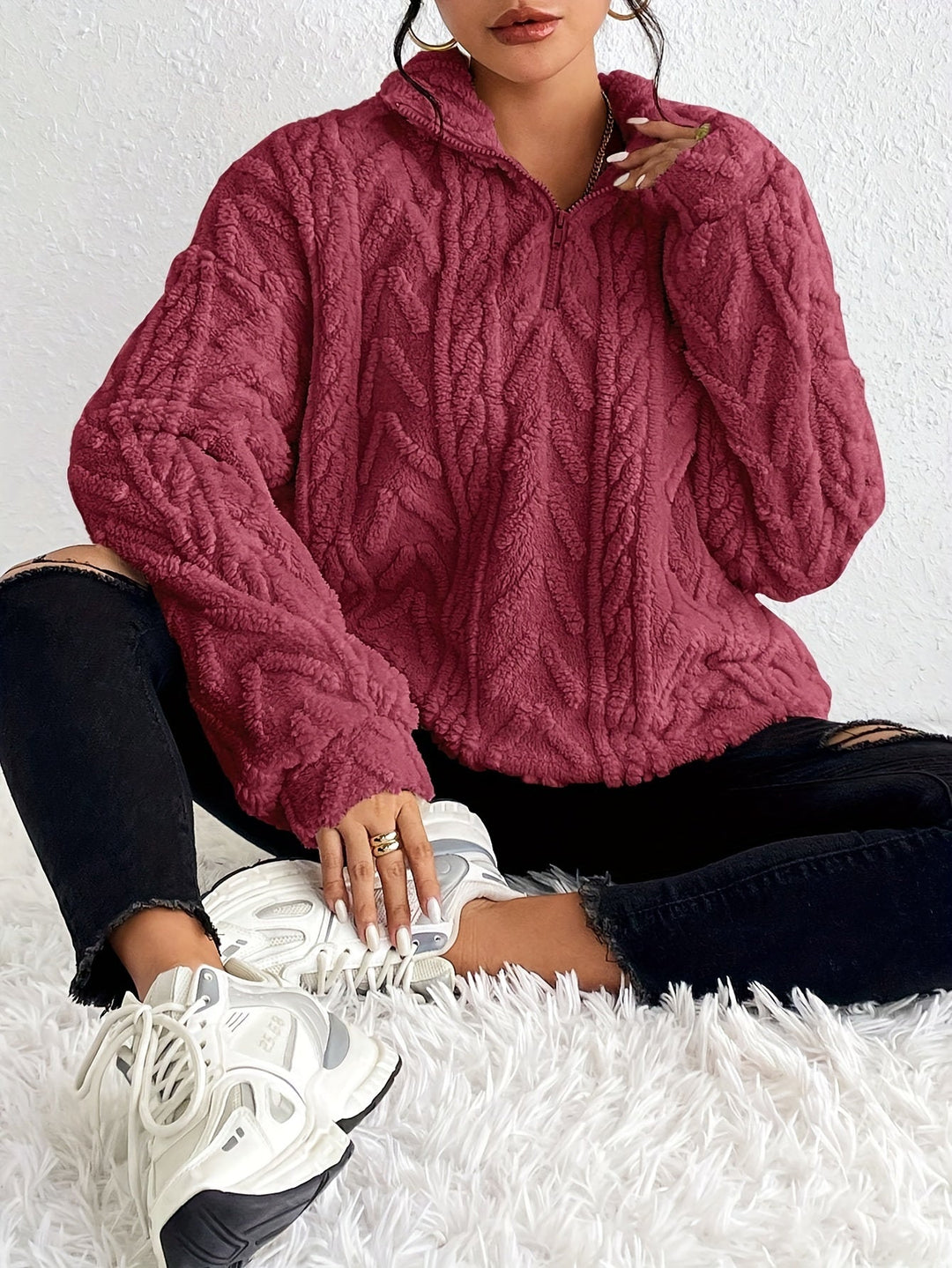 Inger® Elegant Fleece Sweater