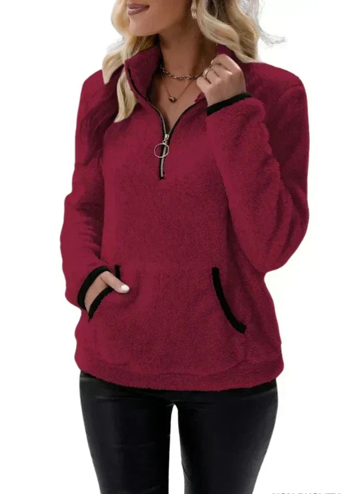 Ellen® Cozy Sherpa Pullover