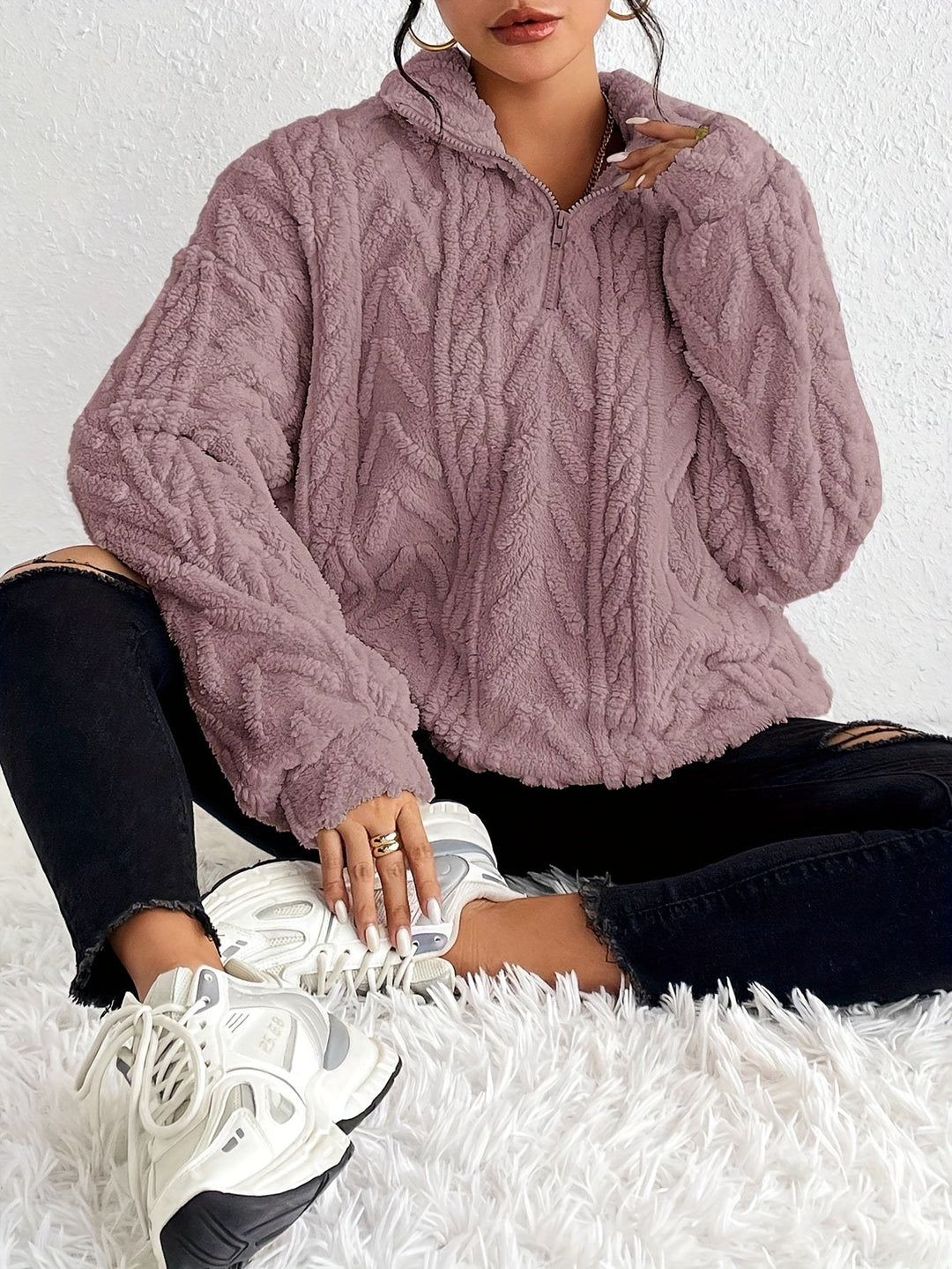 Inger® Elegant Fleece Sweater