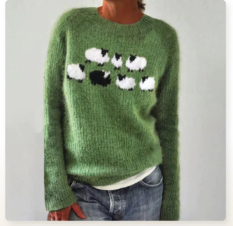 Jette Retro Efterårs Sweater