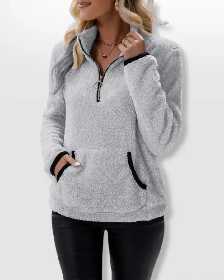 Ellen® Cozy Sherpa Pullover