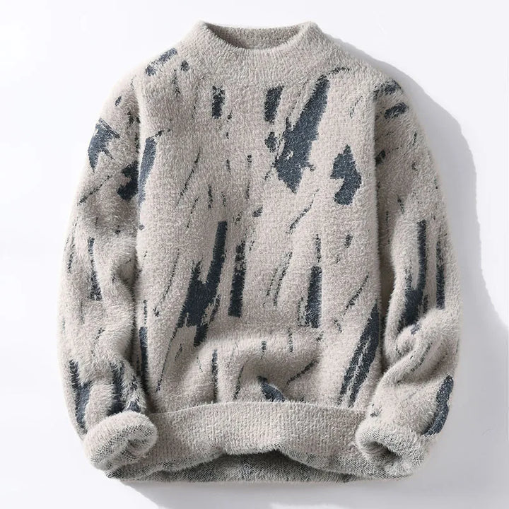 Levi | Stylish Abstract Print Sweater