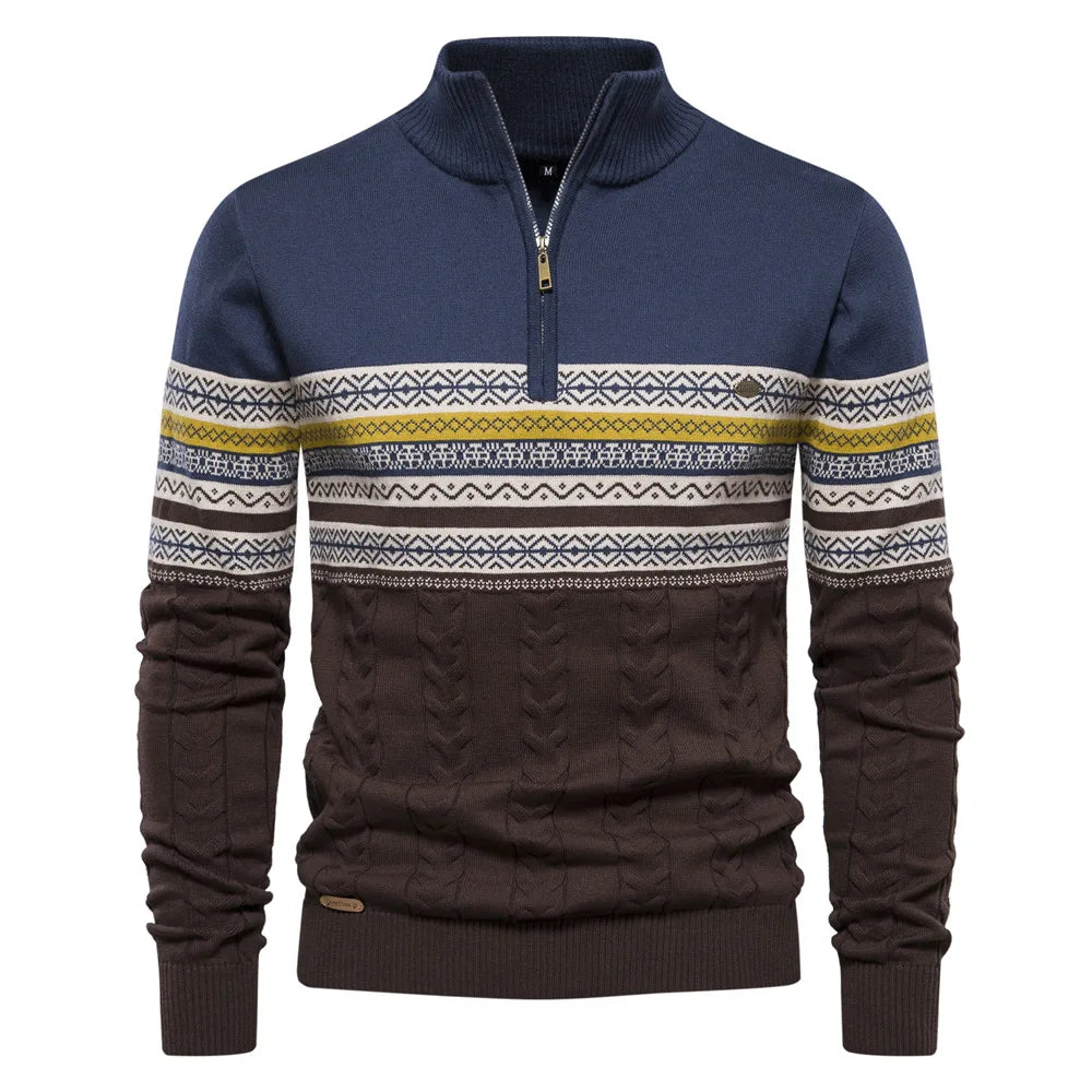 Henning ™ | Stylish Zip-Up Winter Sweater
