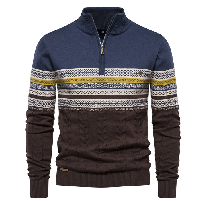 Henning ™ | Stylish Zip-Up Winter Sweater