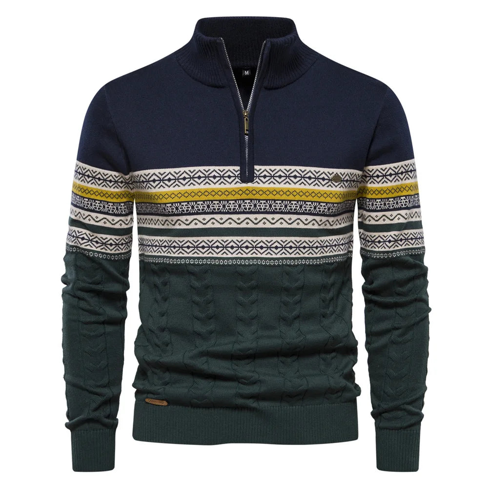 Henning ™ | Stylish Zip-Up Winter Sweater