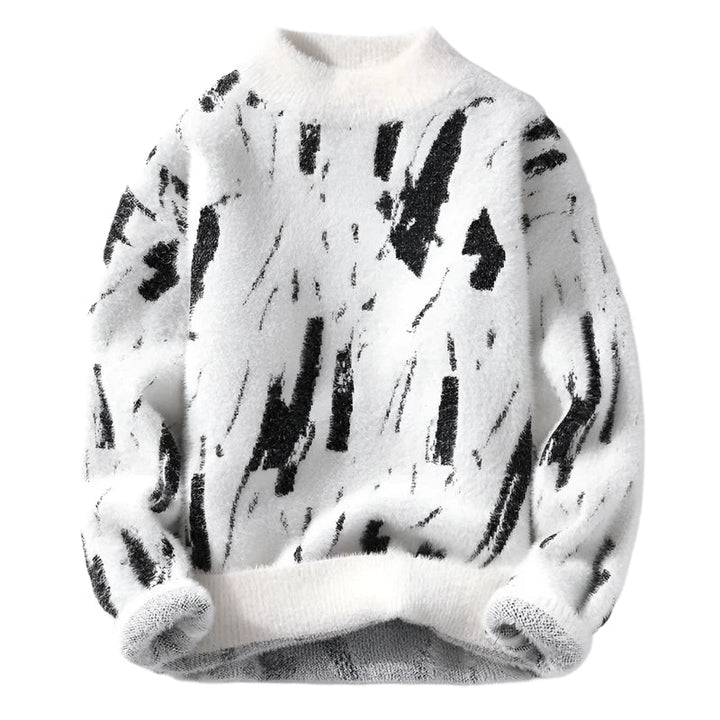 Levi | Stylish Abstract Print Sweater