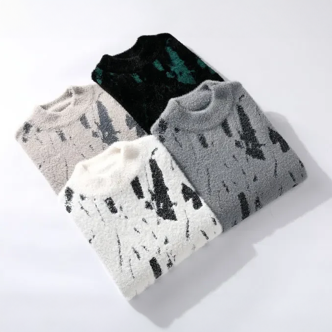 Levi | Stylish Abstract Print Sweater