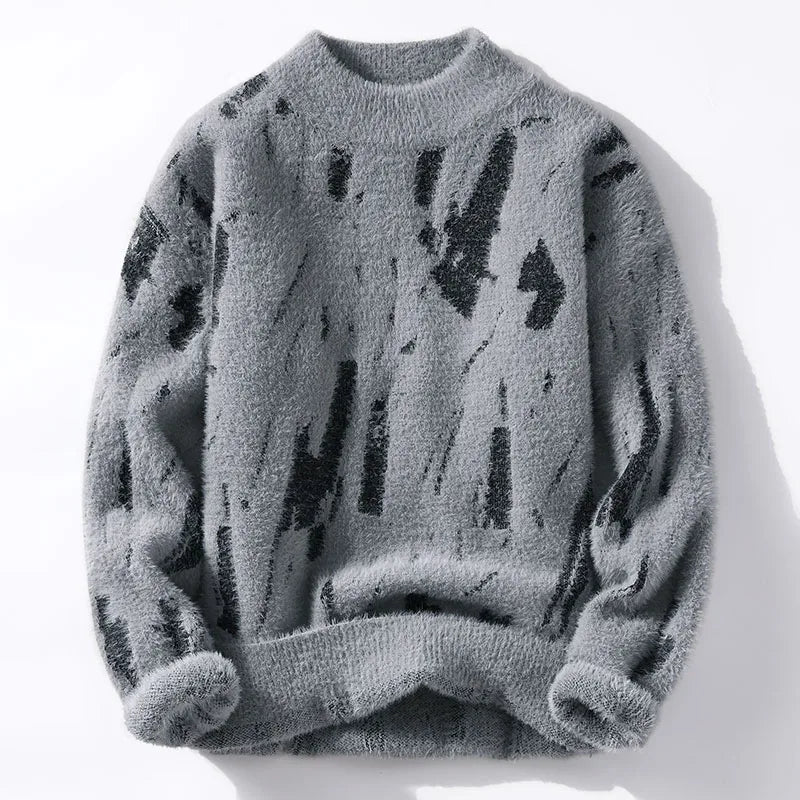 Levi | Stylish Abstract Print Sweater