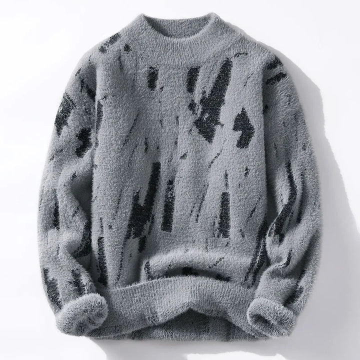 Levi | Stylish Abstract Print Sweater
