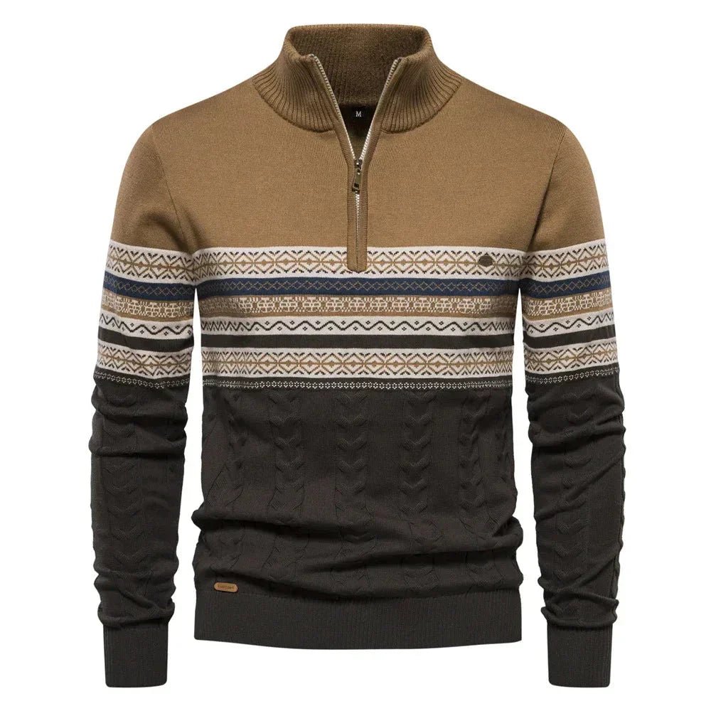 Henning ™ | Stylish Zip-Up Winter Sweater
