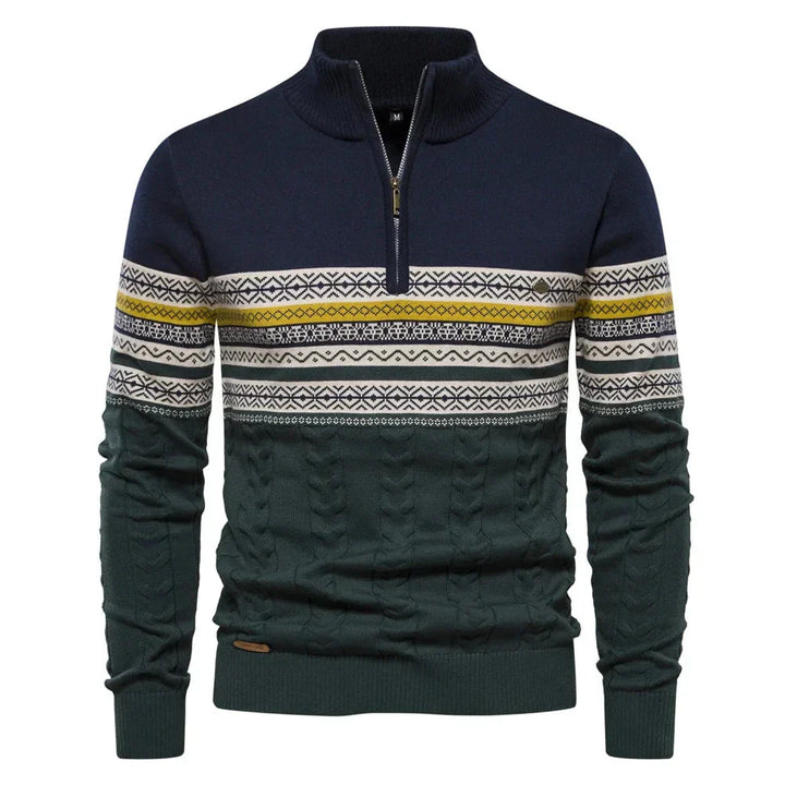 Henning ™ | Stylish Zip-Up Winter Sweater