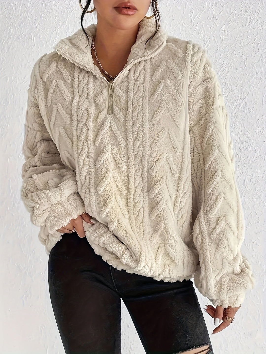 Inger® Elegant Fleece Sweater