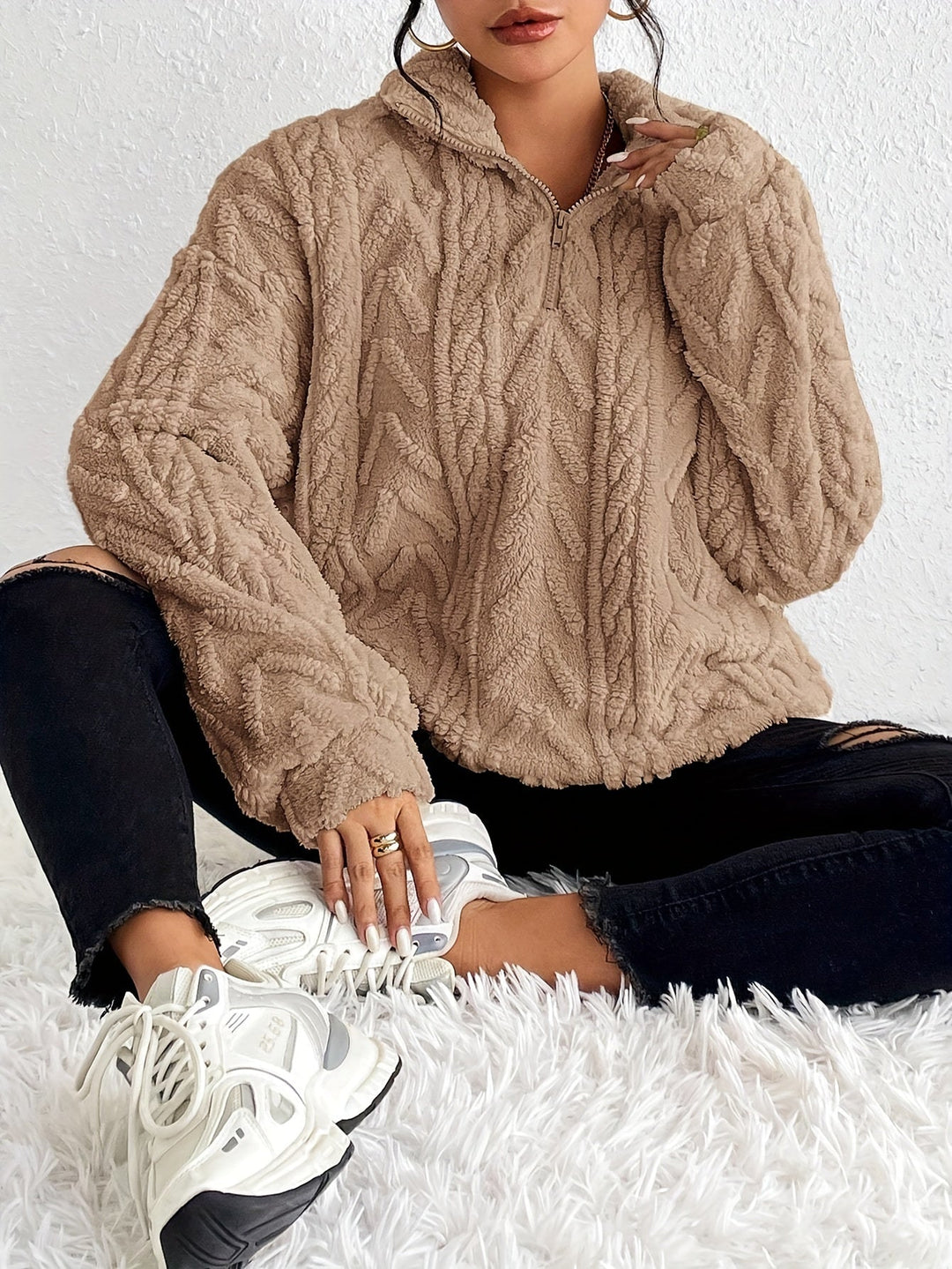 Inger® Elegant Fleece Sweater